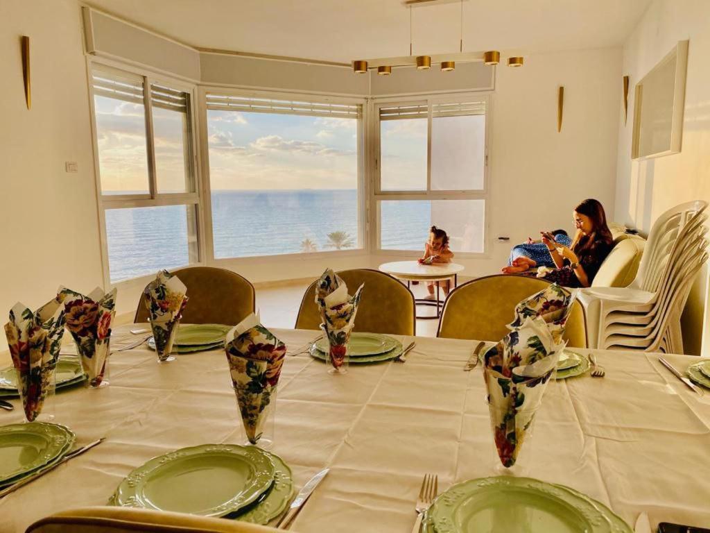 Nitsa Sea View Luxurious Apartment Netanya Exterior foto